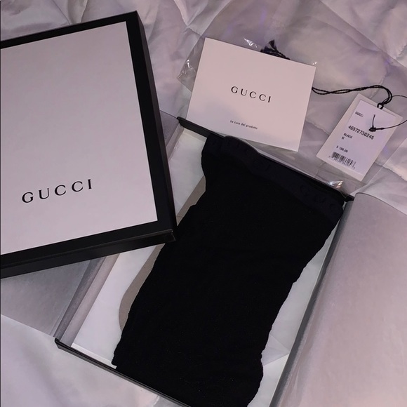gucci intarsia fishnet tights